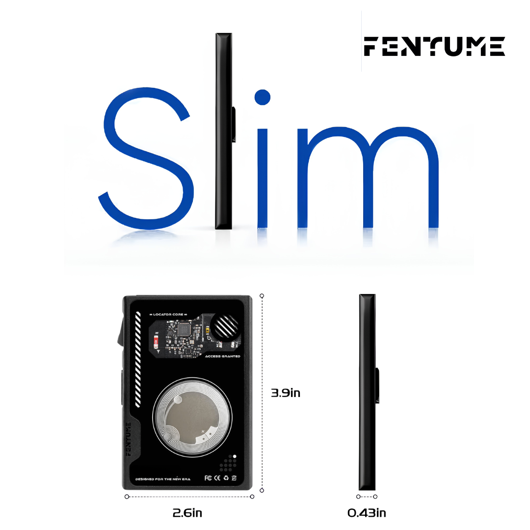 FENTUME™ Carbon fiber Traceable Wallet
