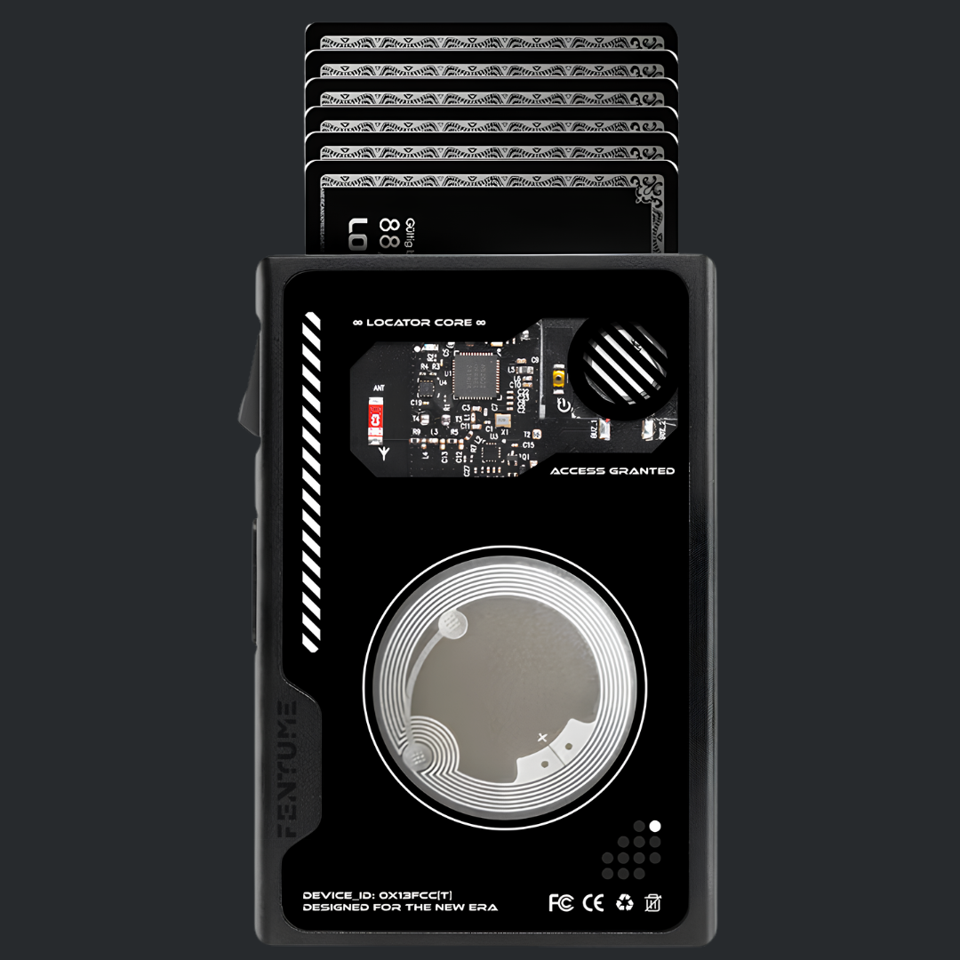 FENTUME™ Carbon fiber Traceable Wallet