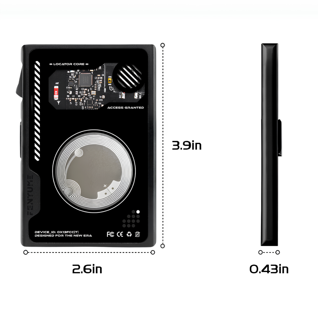 FENTUME™ Carbon fiber Traceable Wallet