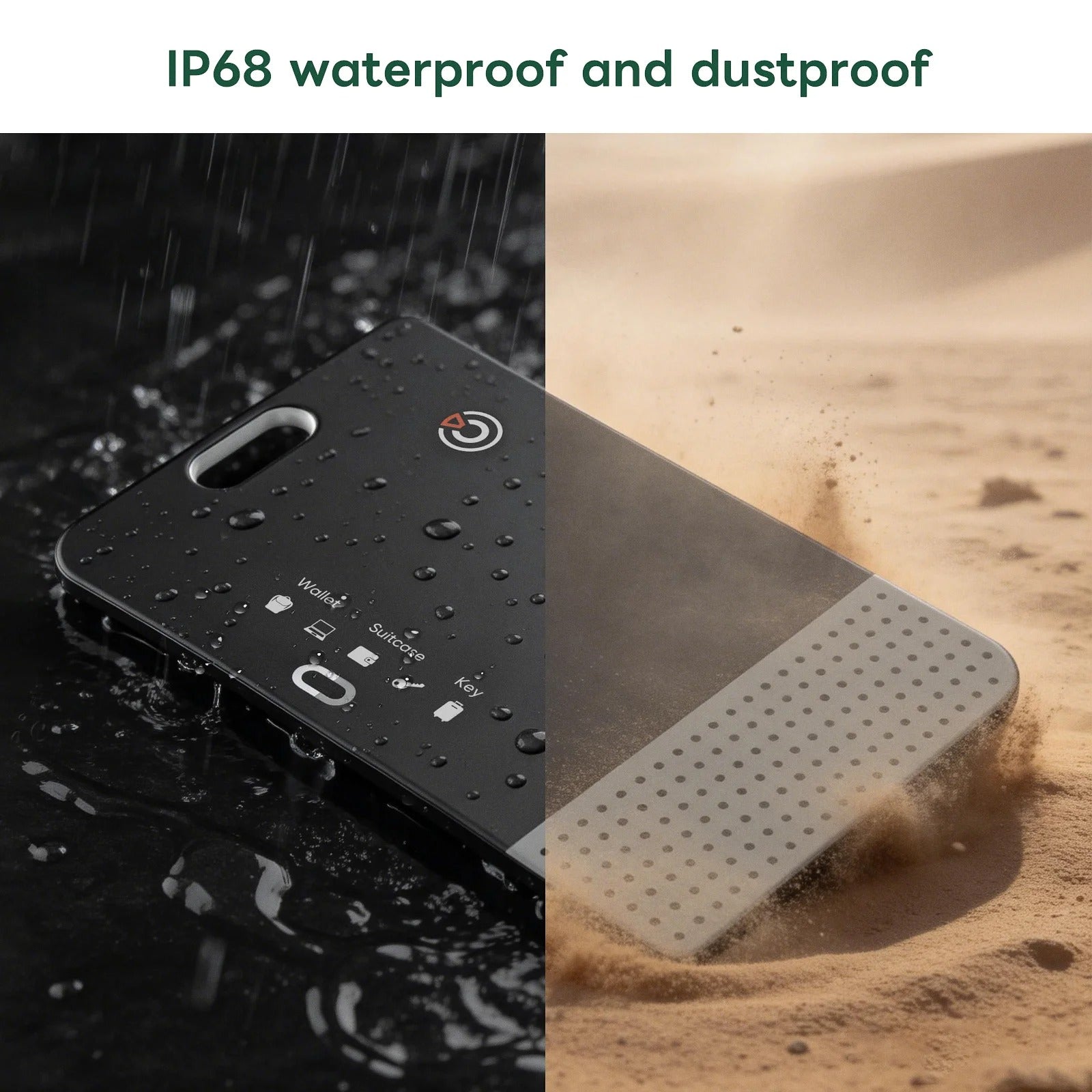 Ultra-Slim Rechargeable Smart Wallet Tracker
